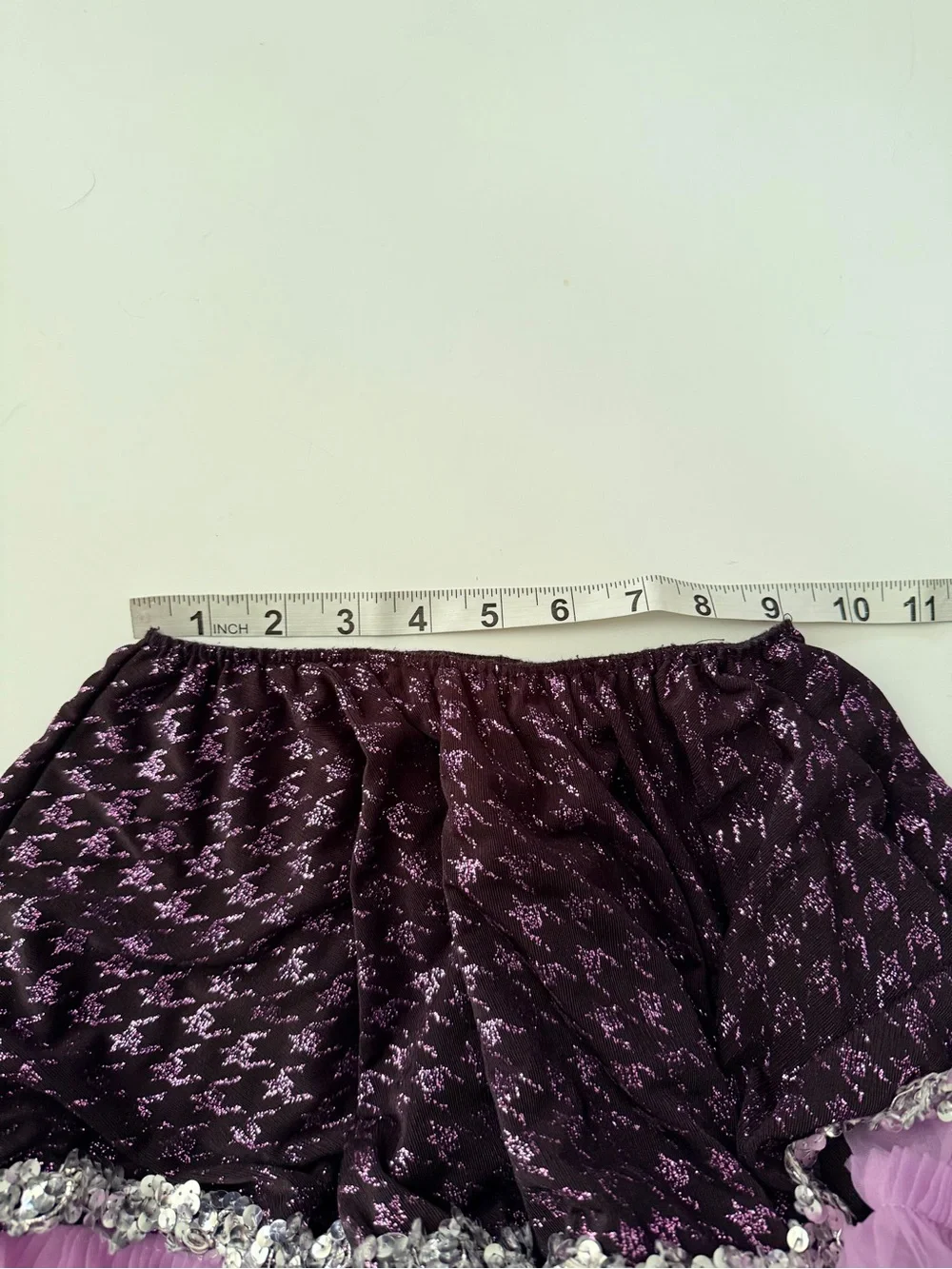 Dance Costume Purple and Lilac Tulle Circle Skirt